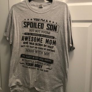 Gray men’s t-shirt